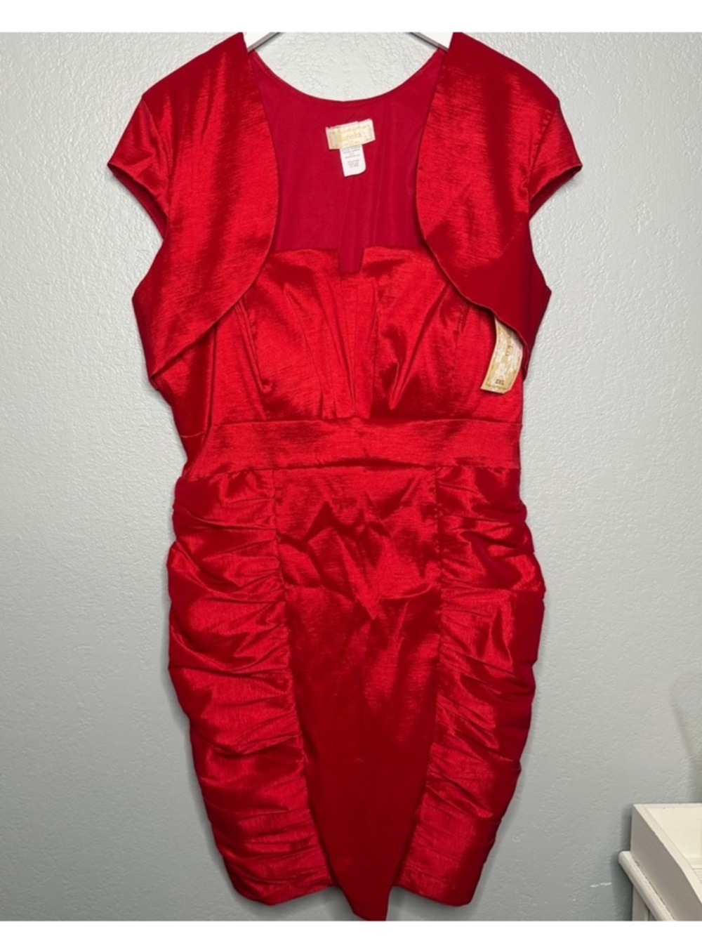 Eureka fashion red mini dress